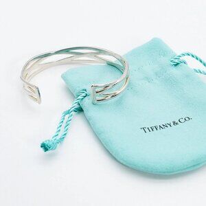 Tiffany & Co. Sterling Silver Knot Weave Cuff Bracelet